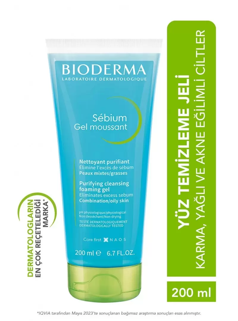 Bioderma Sebium Foaming Gel 200 ml (S.K.T 07-2025)