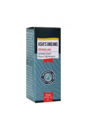 Outlet - Asia’s Dreams Odaklan Aromaterapi Yağ 10 ml