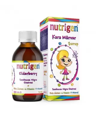 Outlet - Nutrigen Kara Mürver Şurup 200 ml