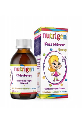 Nutrigen Kara Mürver Şurup 200 ml