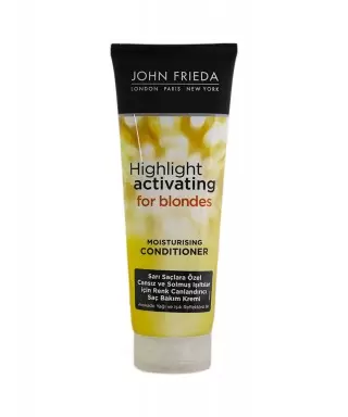 John Frieda Sheer Blonde Highlight Activating Moisturising Conditioner 250 ml Sarı Saçlara Özel Nemlendirici Saç Kremi