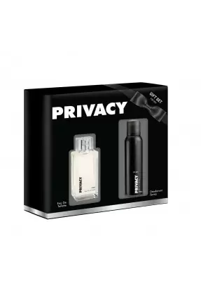 Privacy Erkek Parfüm Seti EDT Parfüm 100ml + Deodorant 150ml