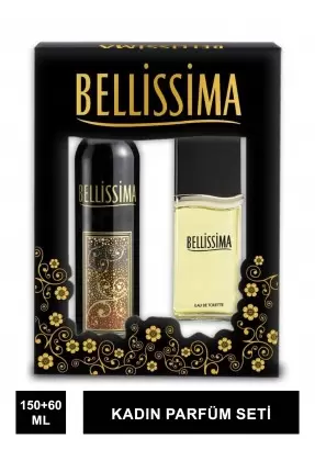 Bellissima Kadın Parfüm Seti EDT Parfüm 60ml + Deodorant 150ml