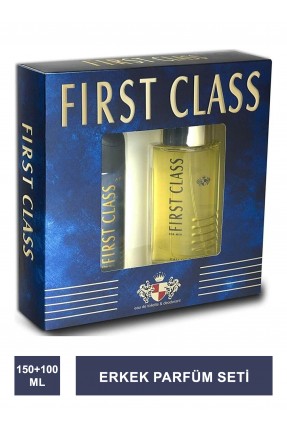 First Class Erkek Parfüm Seti EDT Parfüm 100ml + Deodorant 150ml