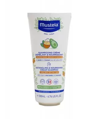 Mustela Detangling & Nourishing Cream Shampoo ( Kolay Tarama Sağlayan Şampuan ) 200 ml