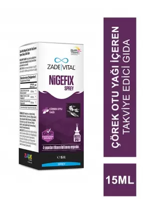 Zade Vital Nigefix Sprey 15 ml