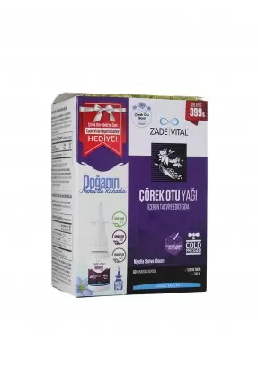 Zade Vital Çörek Otu Yağı 60 Kapsül + Nigefix Sprey 10ml