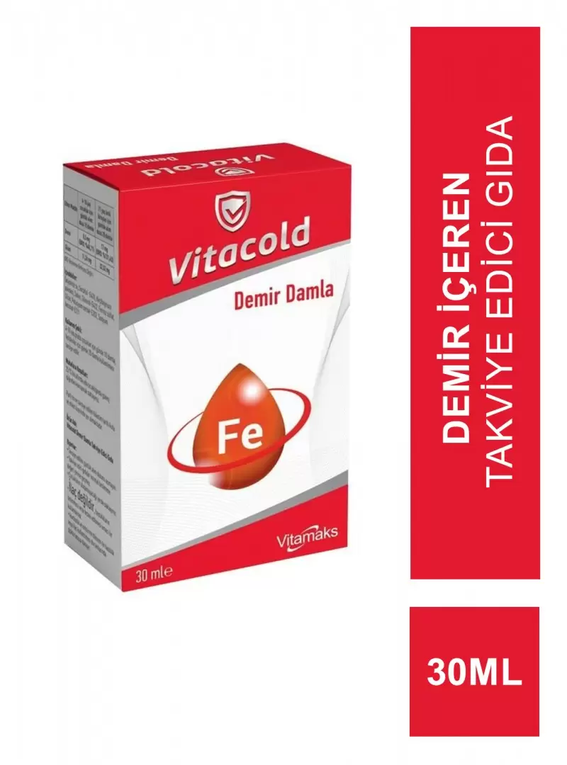 Vitamaks Vitacold Demir Damla 30 ml