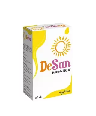 Outlet - Vitamaks DeSun Vitamin D3 400IU Damla 20 ML