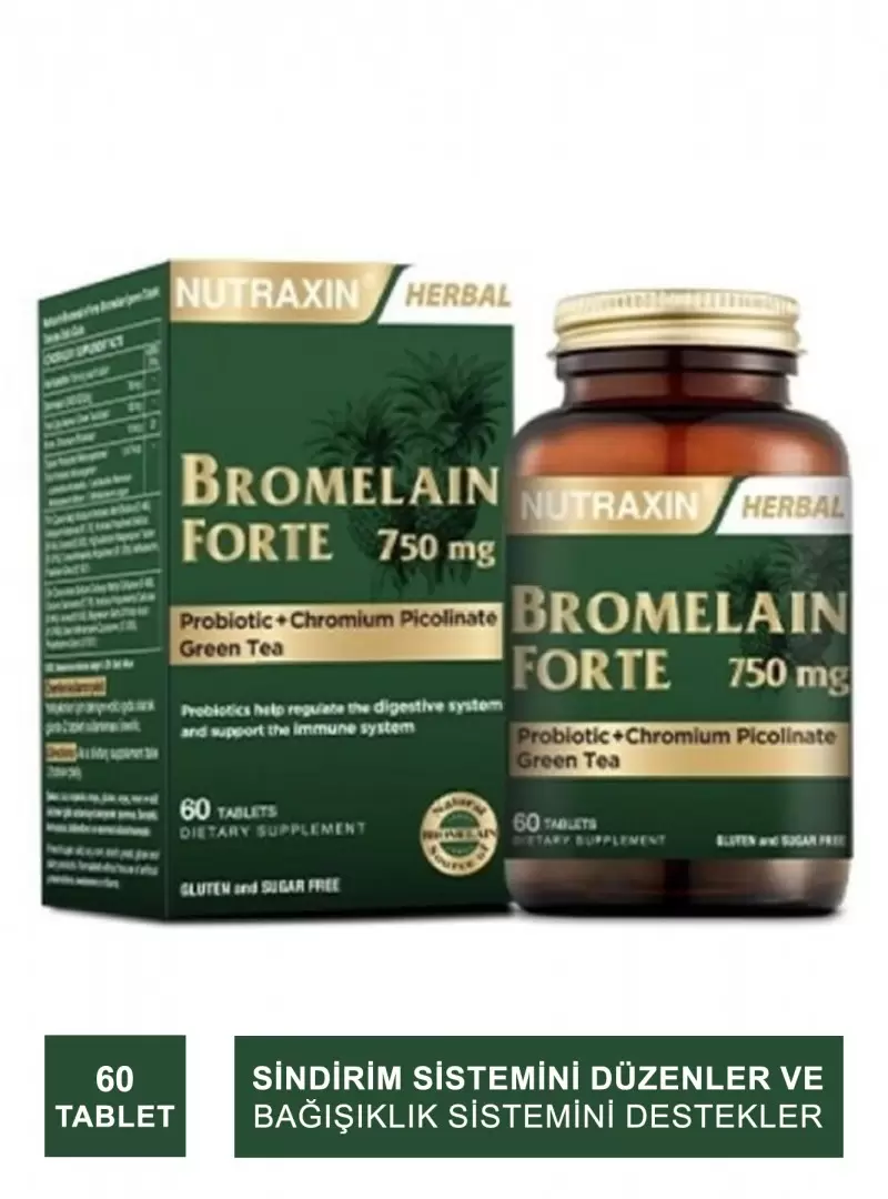 Nutraxin Bromelain Forte 60 Tablet