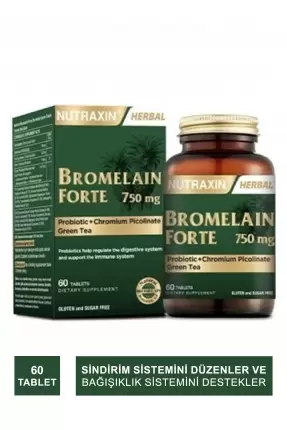 Nutraxin Bromelain Forte 60 Tablet