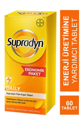 Outlet - Supradyn Koenzim Q10 Multivitamin 60 Tablet