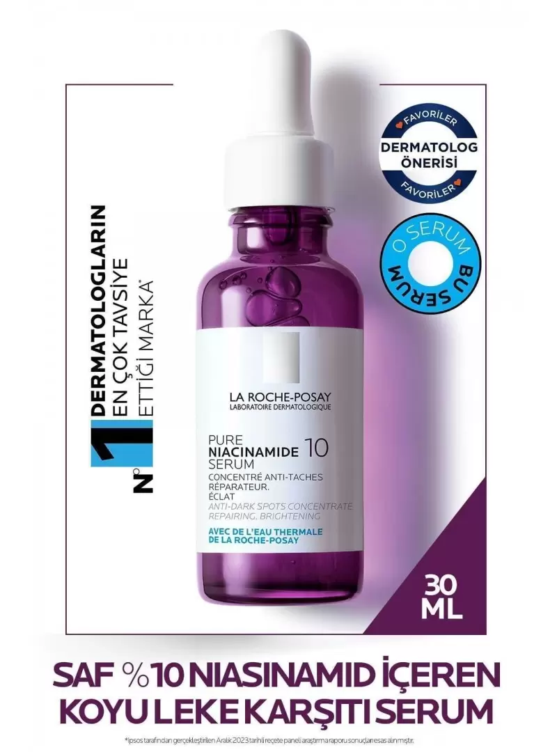 Outlet - La Roche Posay Pure Niacinamide 10 Leke Karşıtı Serum 30 ml