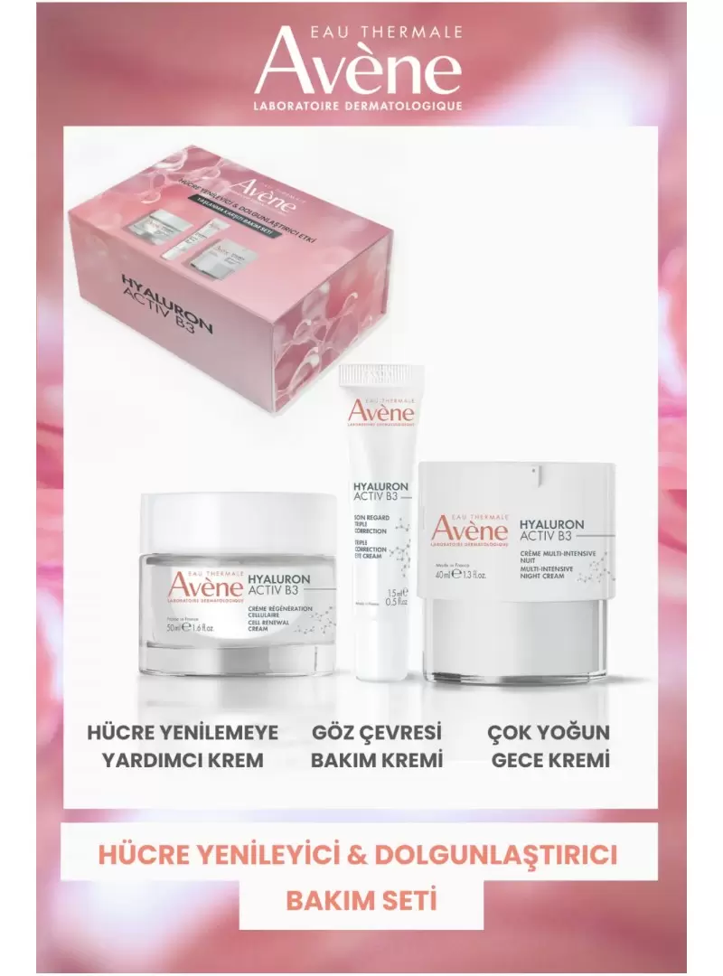 Avene Hyaluron Activ B3 Yaşlanma Karşıtı Bakım Seti