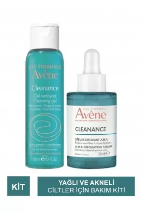 Avene Cleanance Yağlı ve Akneli Ciltler İçin Bakım Kiti