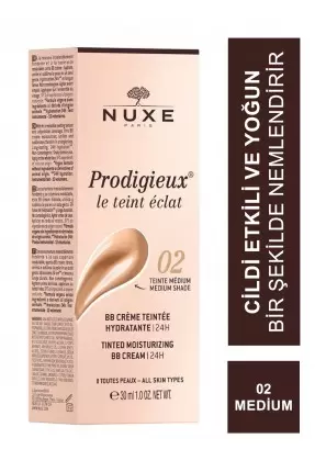 Nuxe Prodigieux Tinted Moisturizing BB Cream - 02 Medium 30 ml