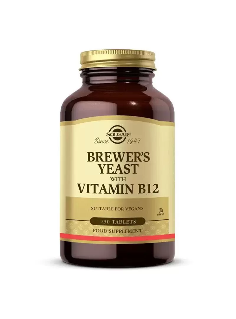 Solgar Brewers Yeast with Vitamin B 12 250 Tablet