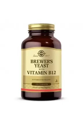 Solgar Brewers Yeast with Vitamin B 12 250 Tablet