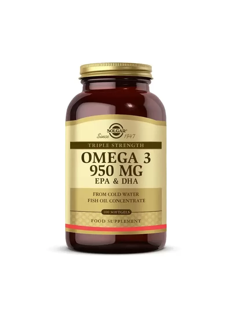 Solgar Omega 3 950 mg 100 Yumuşak Jelatinli Kapsül