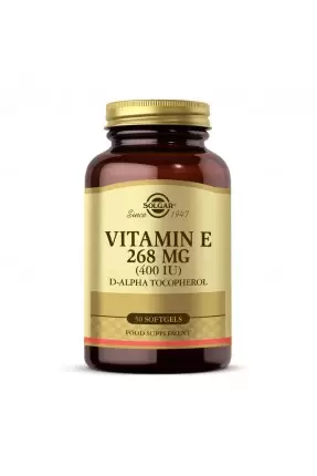 Solgar Vitamin E 400 IU 50 Yumuşak Jelatin Kapsül