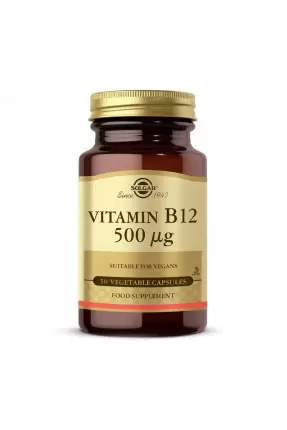 ​Solgar Vitamin B12 500 mcg 50 Kapsül