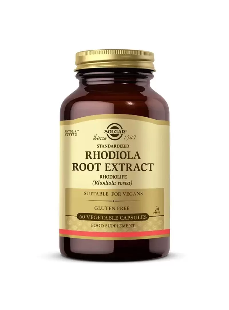 Solgar Rhodiola Root Extract 60 Bitkisel Kapsül