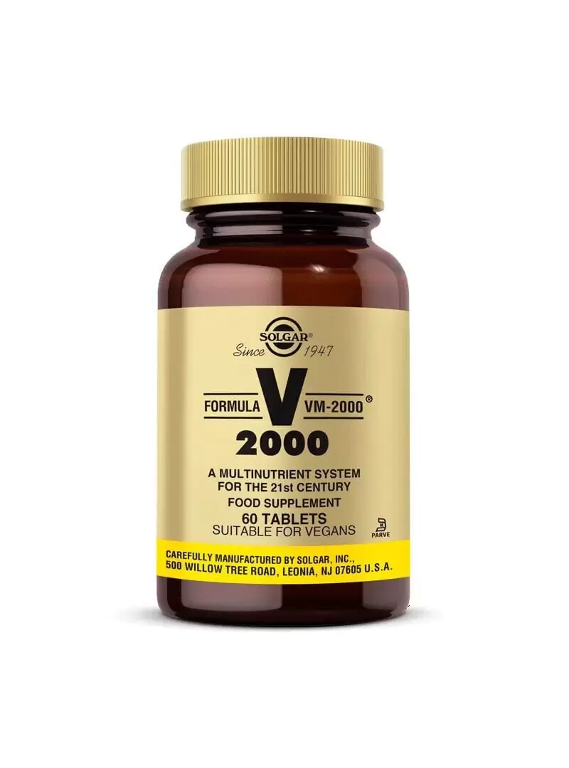 Solgar Formula VM-2000 Multivitamin ve Mineral 60 Tablet