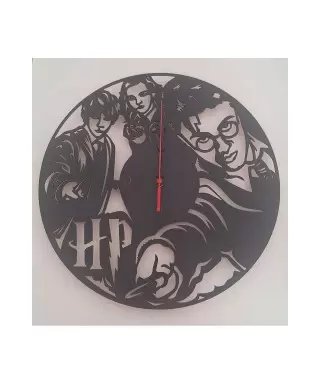 Ebruli Sanat Tasarım Harry Potter Dekoratif Duvar Saati