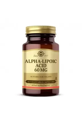 Solgar Alpha Lipoic Acid 60 mg 30 Kapsül