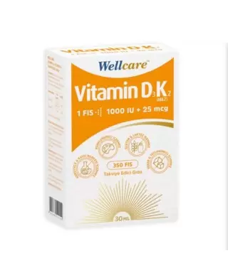 Wellcare D3K2 Sprey 30 ml