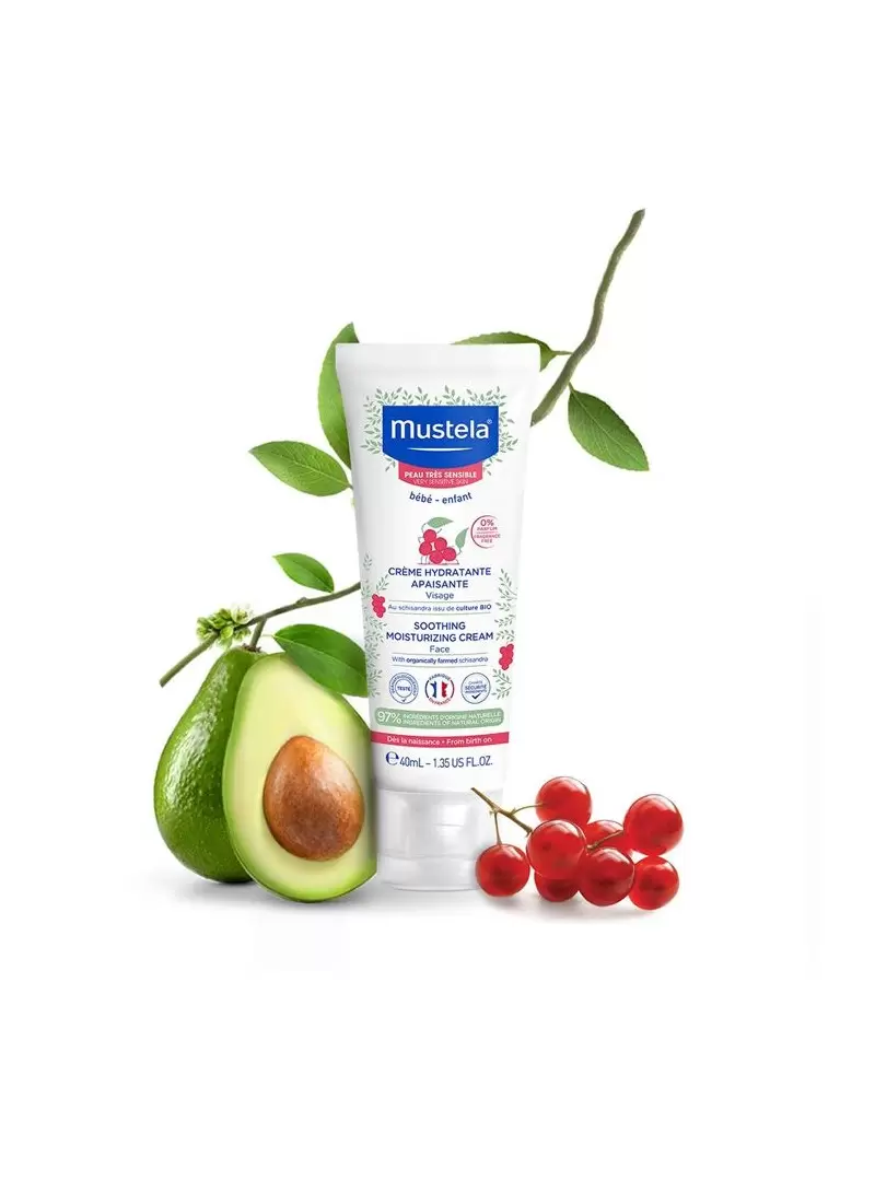 Mustela Soothing Moisturizing Cream 40 ml Çok Hassas Ciltler İçin Nemlendirici