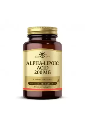 Solgar Alpha Lipoic Acid 200 mg 50 Kapsül