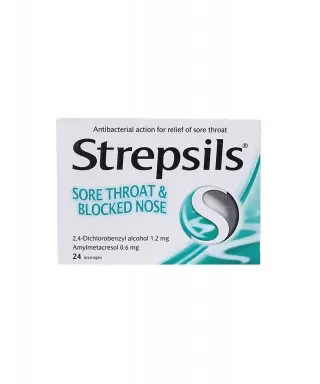 Strepsils Mentollü Boğaz Pastili 24 Pastil