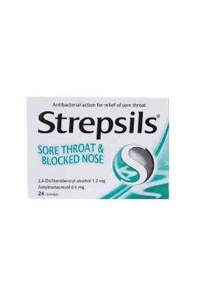 Strepsils Mentollü Boğaz Pastili 24 Pastil