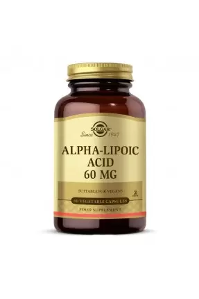 Solgar Alpha Lipoic Acid 60 mg 60 Kapsül