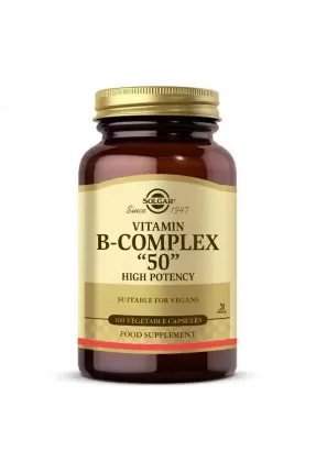 Solgar Vitamin B-Complex 50 - 100 Bitkisel Kapsül