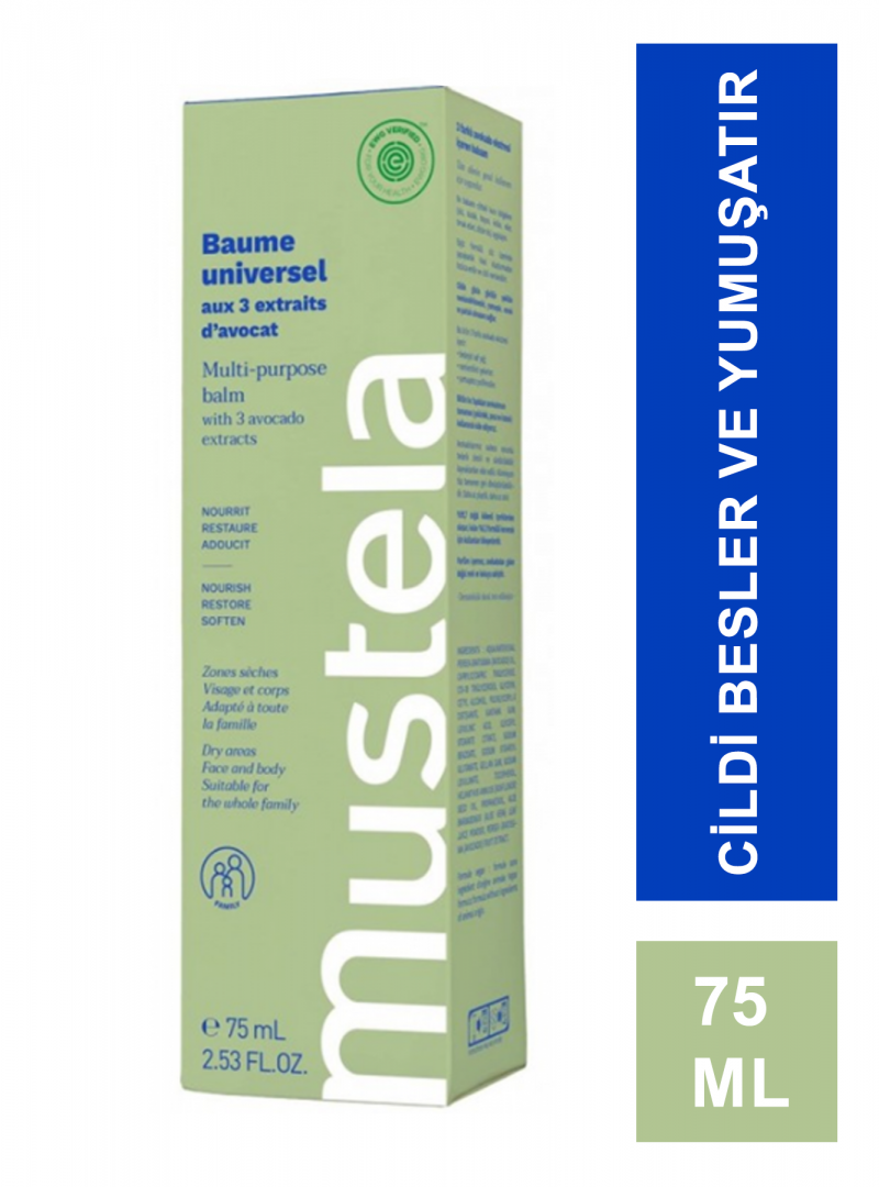 Outlet - Mustela Multi-Purpose Balm 3 Etkili Avokado Balsam 75 ml