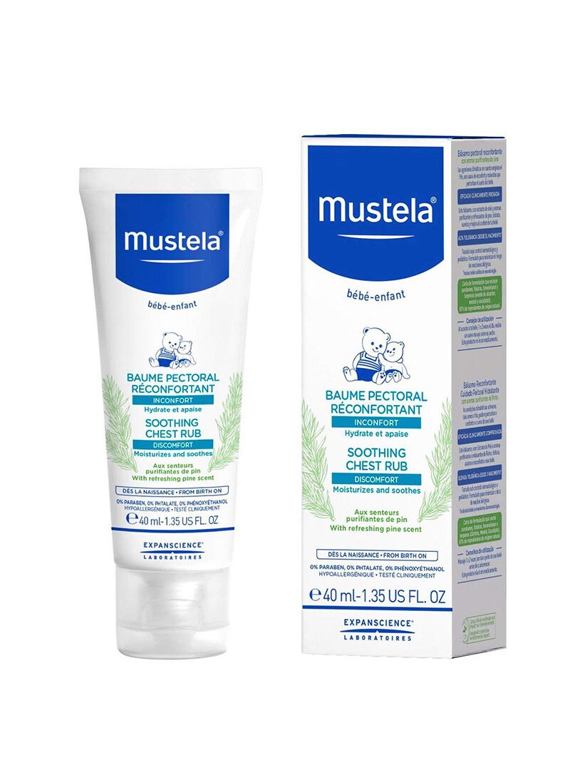 Outlet - Mustela Soothing Chest Rub 40ml Rahatlatıcı Göğüs Balsamı