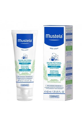 Outlet - Mustela Soothing Chest Rub 40ml Rahatlatıcı Göğüs Balsamı