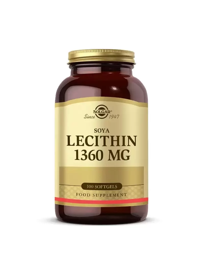 Solgar Lecithin 1360 mg 100 Yumuşak Jelatin Kapsül