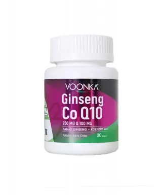 Voonka Ginseng Coenzyme Q10 30 Kapsül