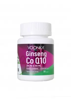 Voonka Ginseng Coenzyme Q10 30 Kapsül