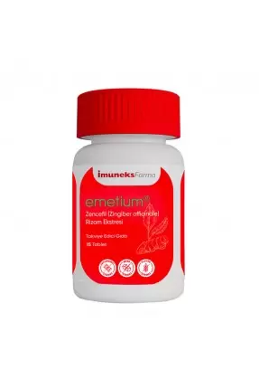 İmuneks Emetium Zencefil 15 Tablet