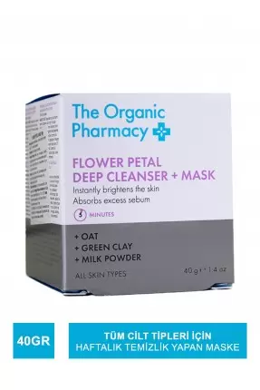 The Organic Pharmacy Flower Petal Deep Cleanser & Mask 40gr