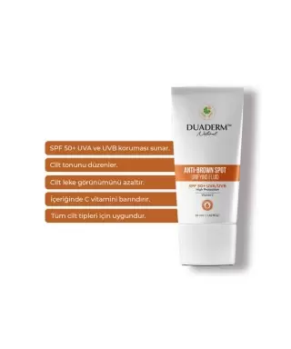 Duaderm Anti-Brown Spot Unifying Fluid Spf50+ Güneş Kremi 50ml