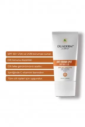 Duaderm Anti-Brown Spot Unifying Fluid Spf50+ Güneş Kremi 50ml