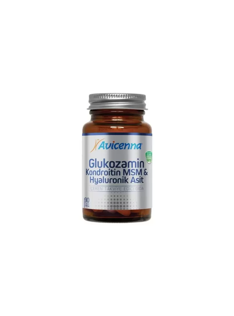 Avicenna Glukozamin & Kondroitin & MSM & Hyaluronik Asit 90 Tablet