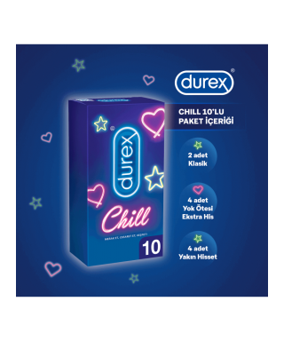 Outlet - copy of Durex Chill Prezervatif 10 Adet