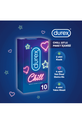 Outlet - copy of Durex Chill Prezervatif 10 Adet