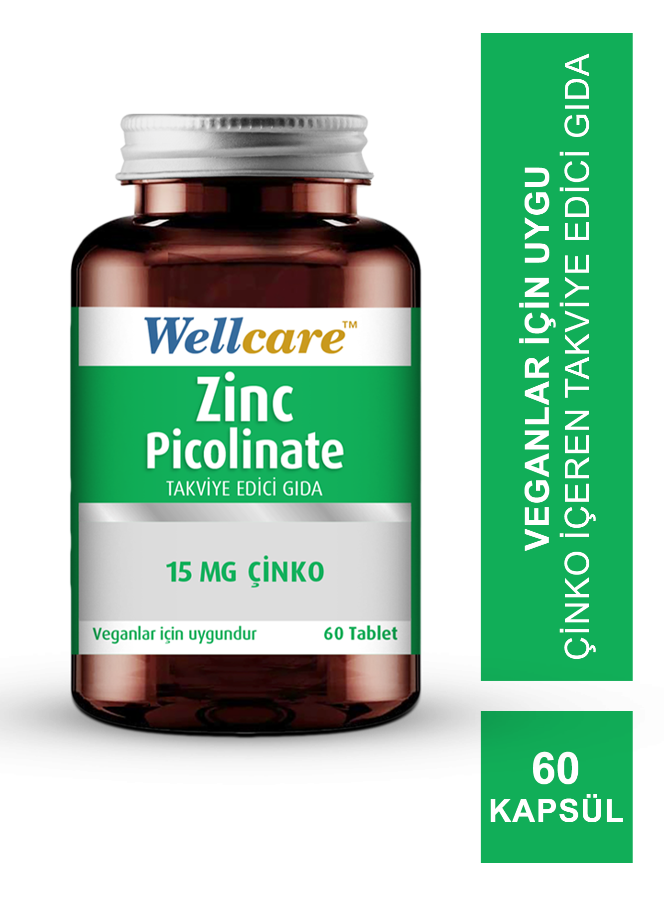 Outlet - Wellcare Zinc Picolinate 15mg 60 Tablet